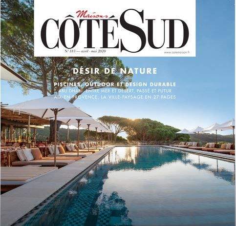 Côté Sud N°257: Piscine, Outdoor et Design Aix-en-Provence La Ville Paysage 27 leheküljel.
