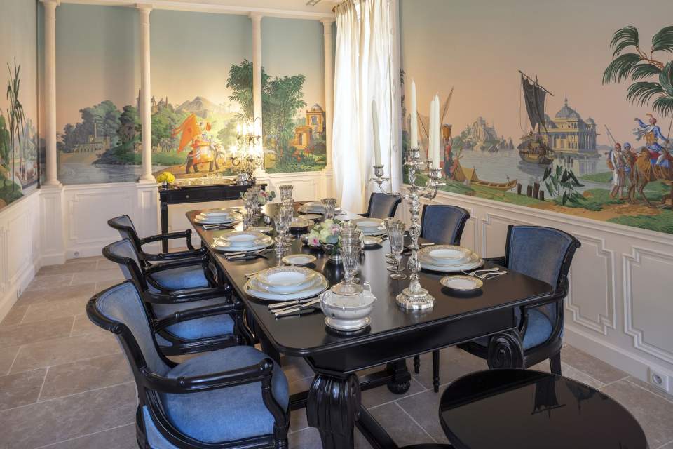 Salone Malmaison per convegni e riunioni a Villa Saint-Ange, hotel di lusso in Provenza