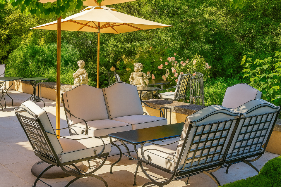 Terrasse du XVIIIe siècle - Villa Saint-Ange