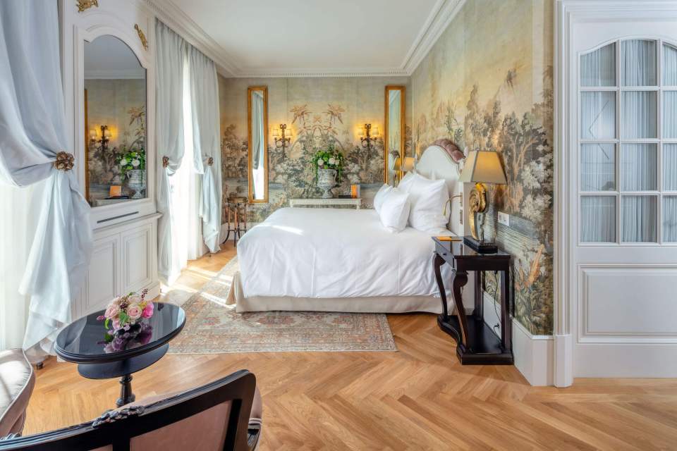 Chambre supérieure de l'hôtel 5 étoiles de la Villa Saint Ange à Aix en Provence