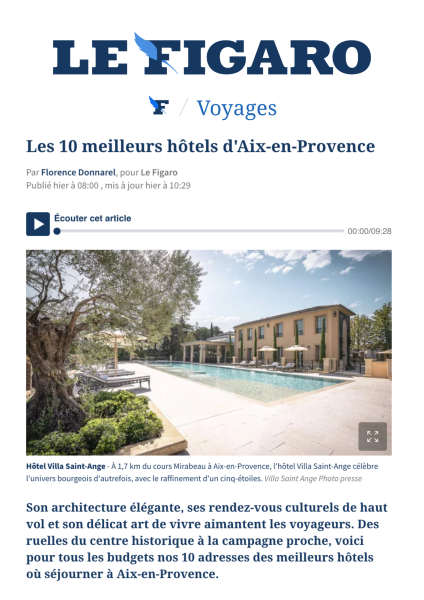Le Figaro - Voyages - Mars 2023