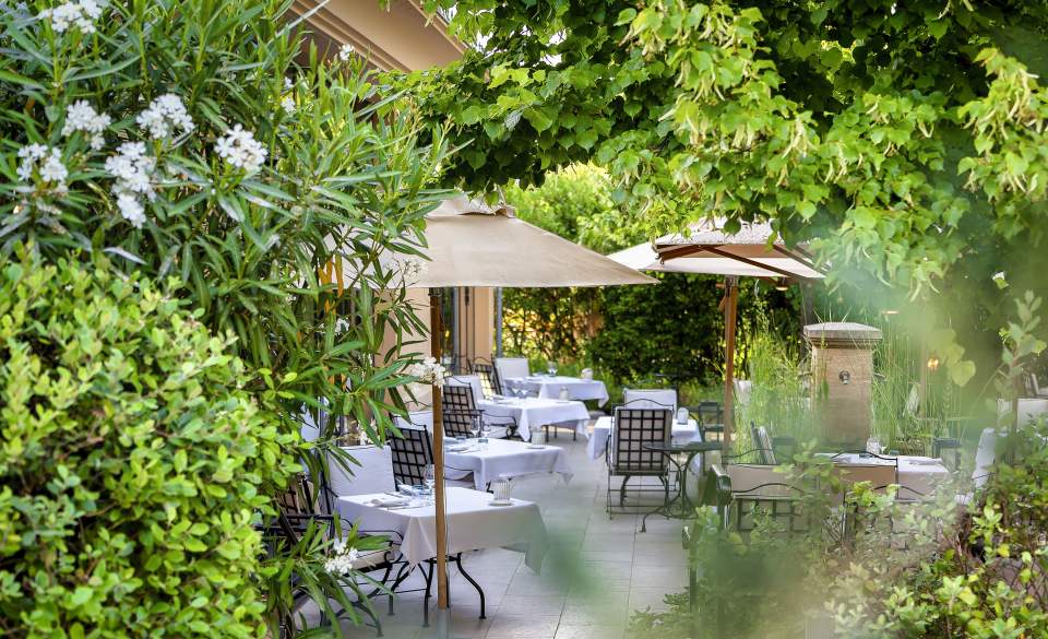 Terrasse du restaurant Âma Terra
