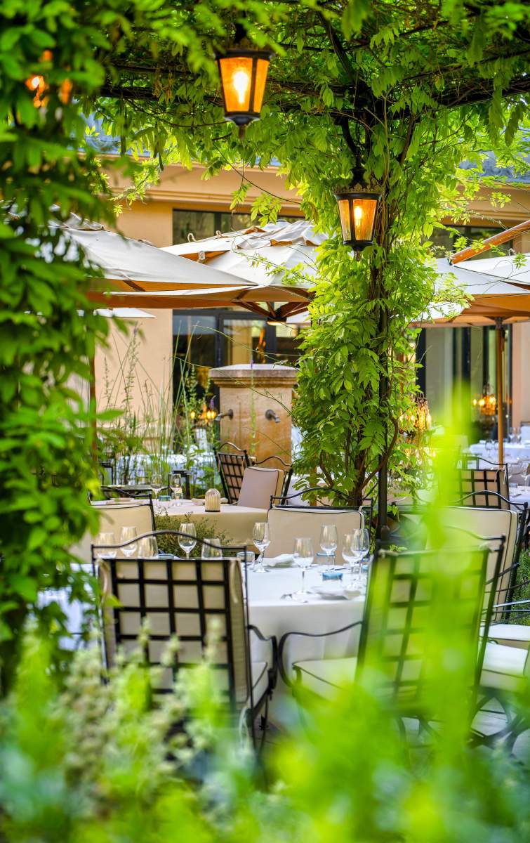 Terrasse du restaurant Âma Terra