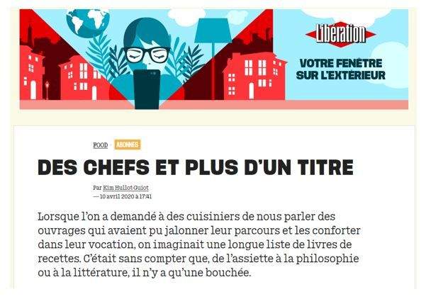 Libération: Chefs and more than one title