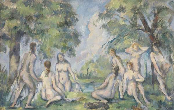 Les baigneuses de Cézanne 