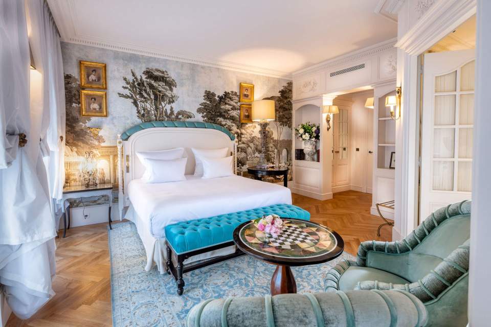 Junior Suite of the 5-star hotel Villa Saint-Ange